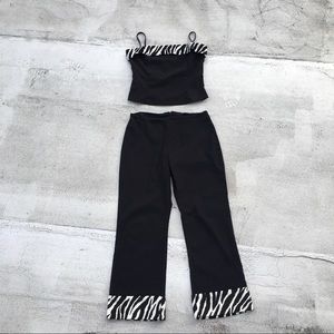 charlotte russe 90s zebra set